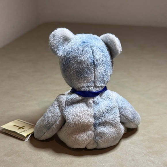 Holy Bible - Purity - 2000 Blue and White Plush Teddy Bear - Picture 2 of 2